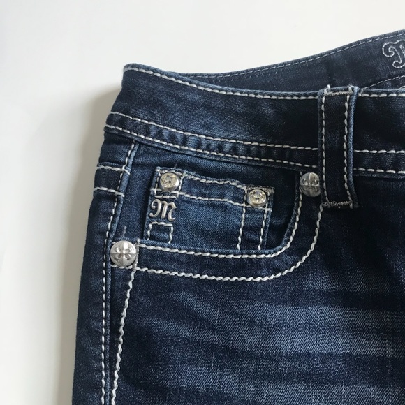 NWT Miss Me Aztec Mid Rise Jeans - Picture 6 of 7